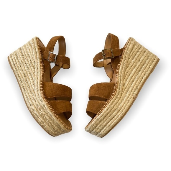 Soludos Espadrilles Wedge Sandals Brown Suede, Size 8.5, NWT - Picture 5 of 15